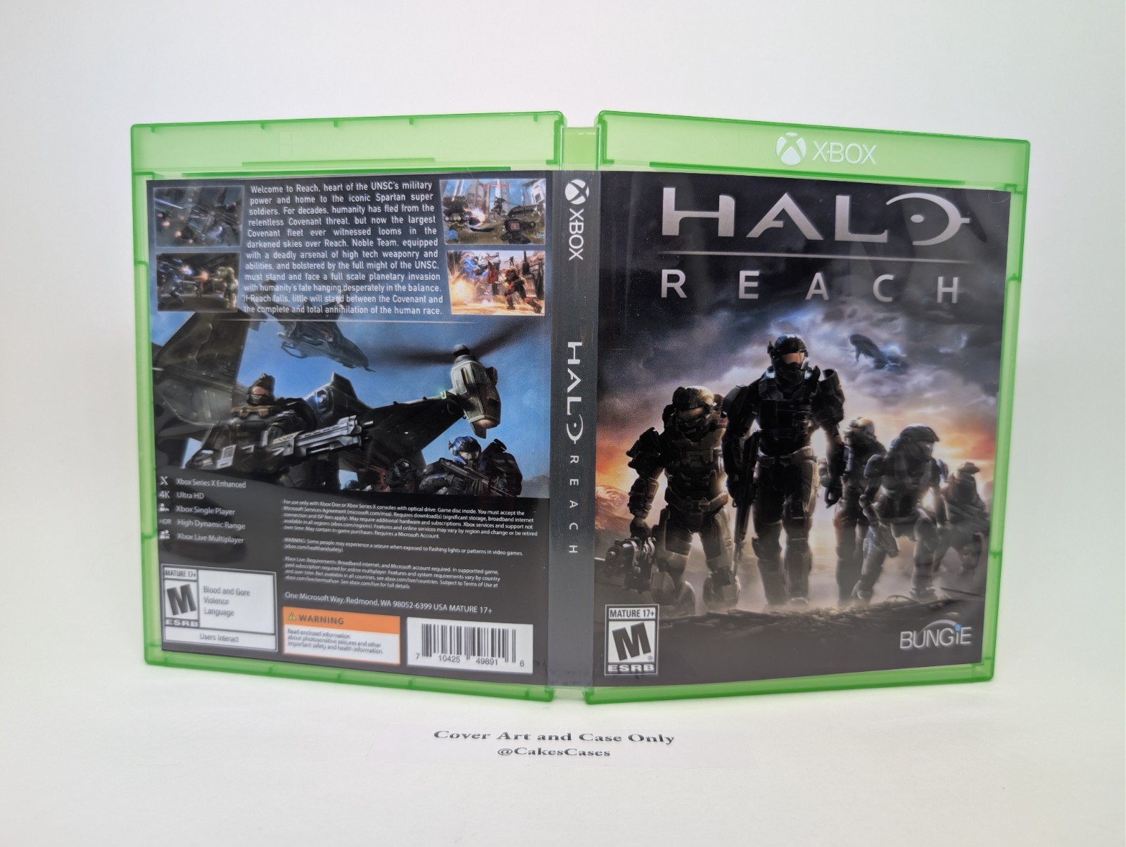 Halo Reach - Xbox Series X / Xbox One Empty Case (No Game)