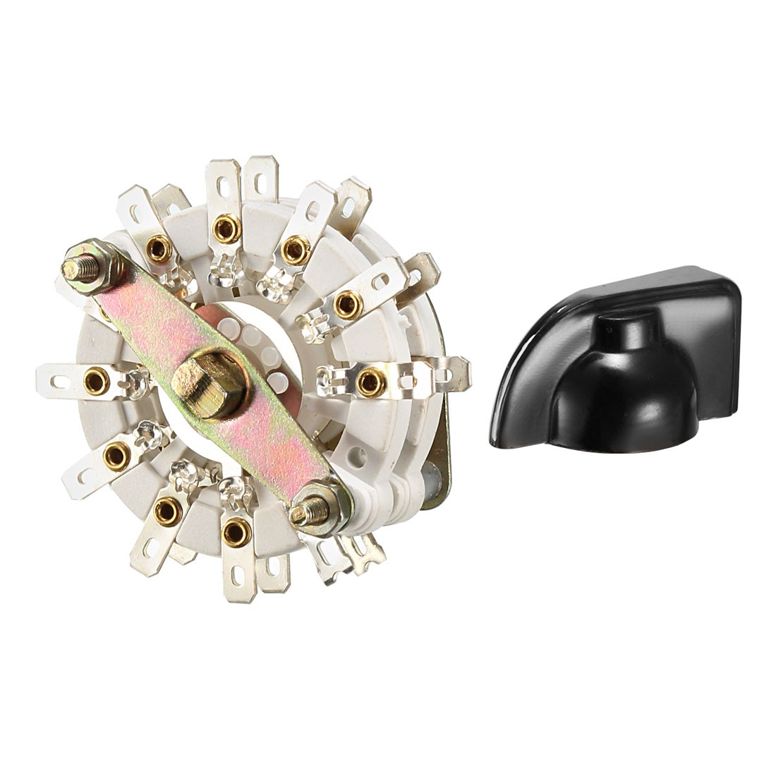 2P10T 2 Pole 10 Position 2 Deck Band Channel Rotary Switch Selector