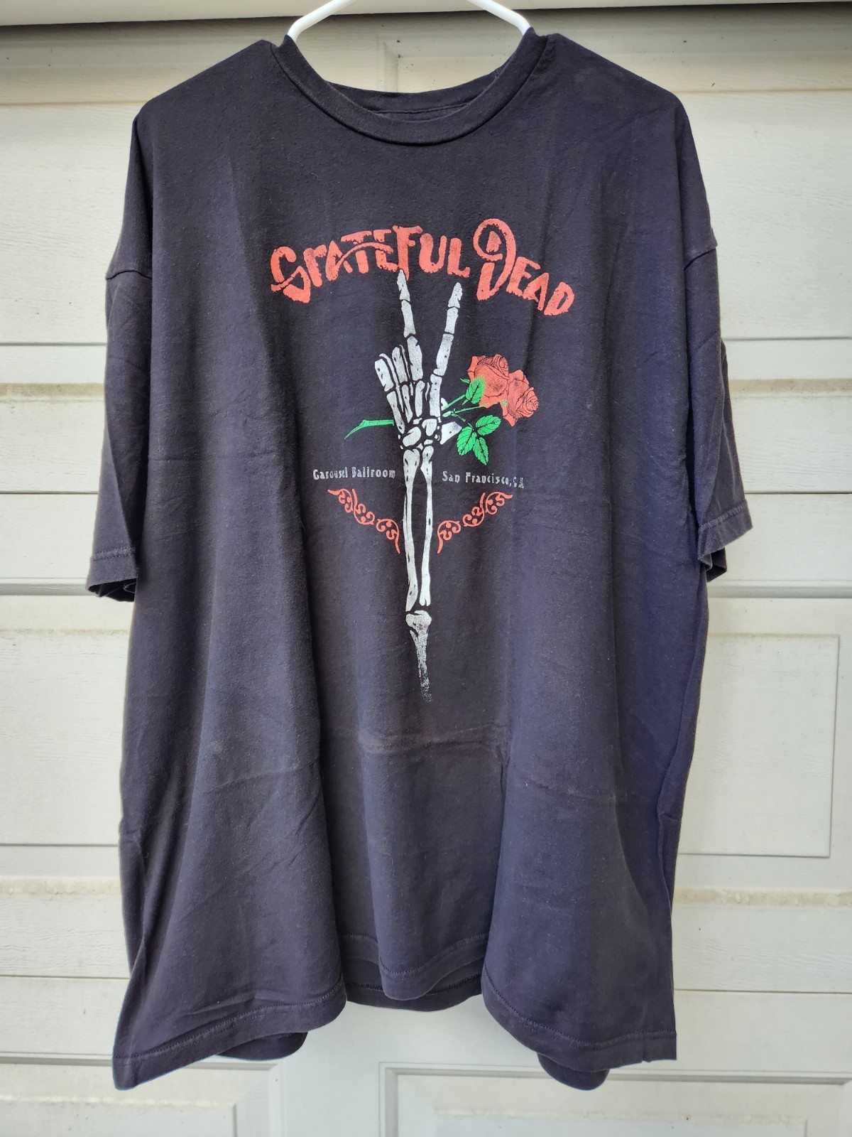 Grateful Dead Carousel Ballroom San Francisco Black Shirt Men's 3X Rock Hippie