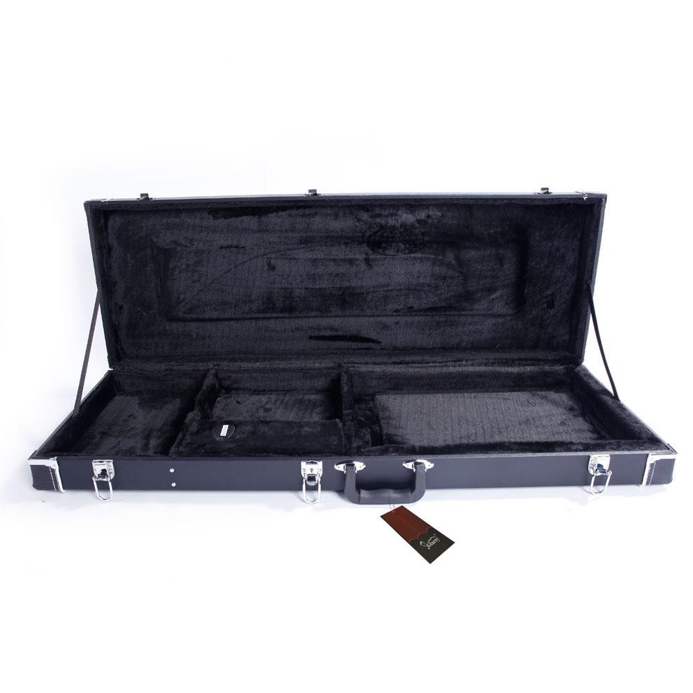Glarry GST STL Electric Guitar Square Hard-Shell Case w/ Full Neck Support