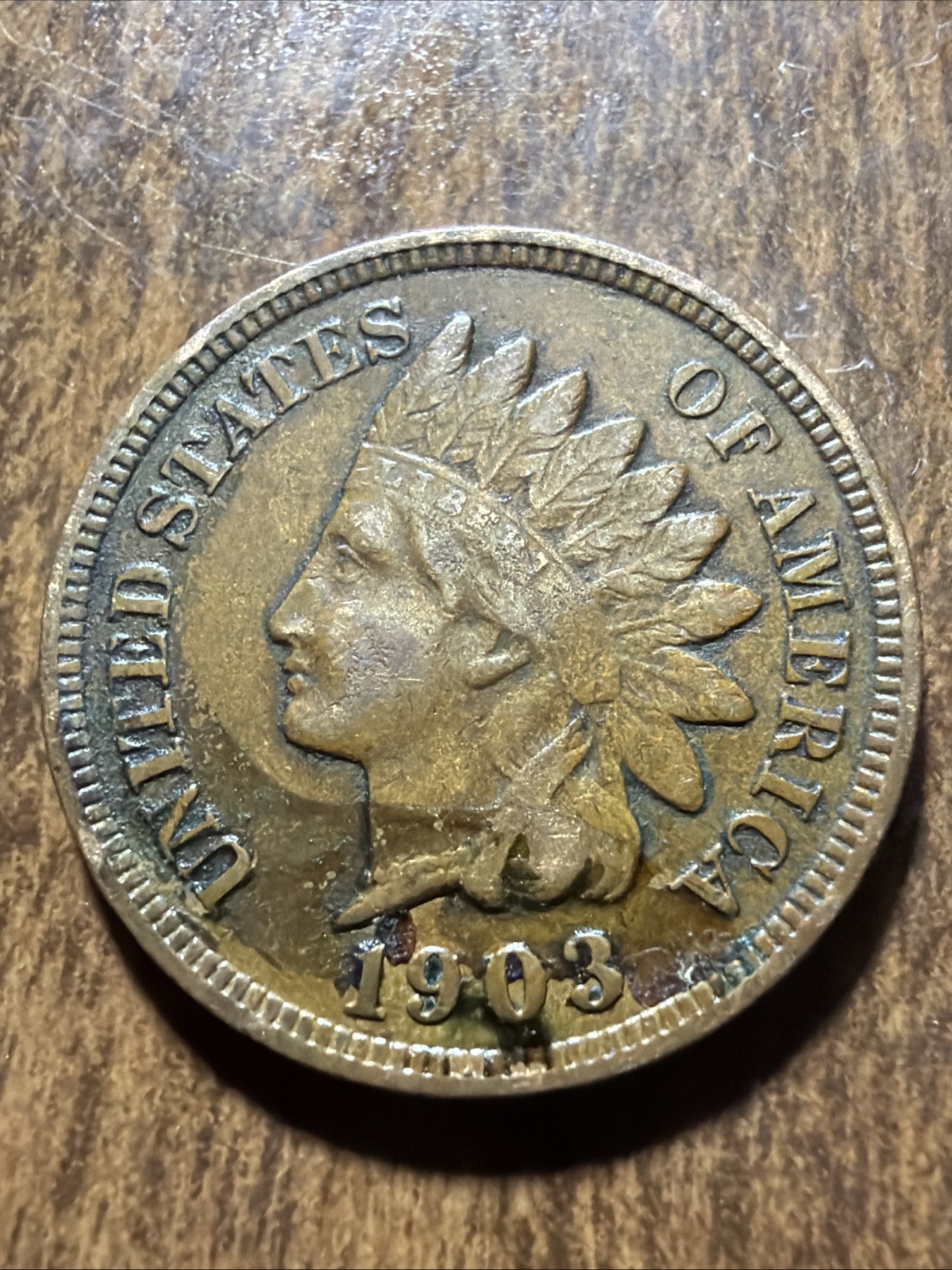 1903 Indian Head Penny Actual Coin. Get It Today With Free Shipping