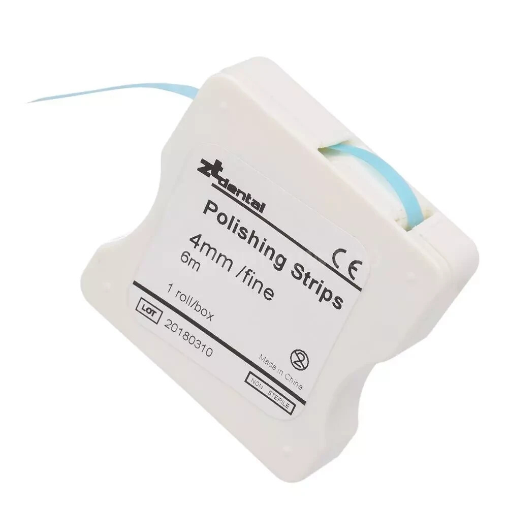 1Roll Dental Finishing Polishing Strips Bands Tooth Interdental Strips Fine-Blue