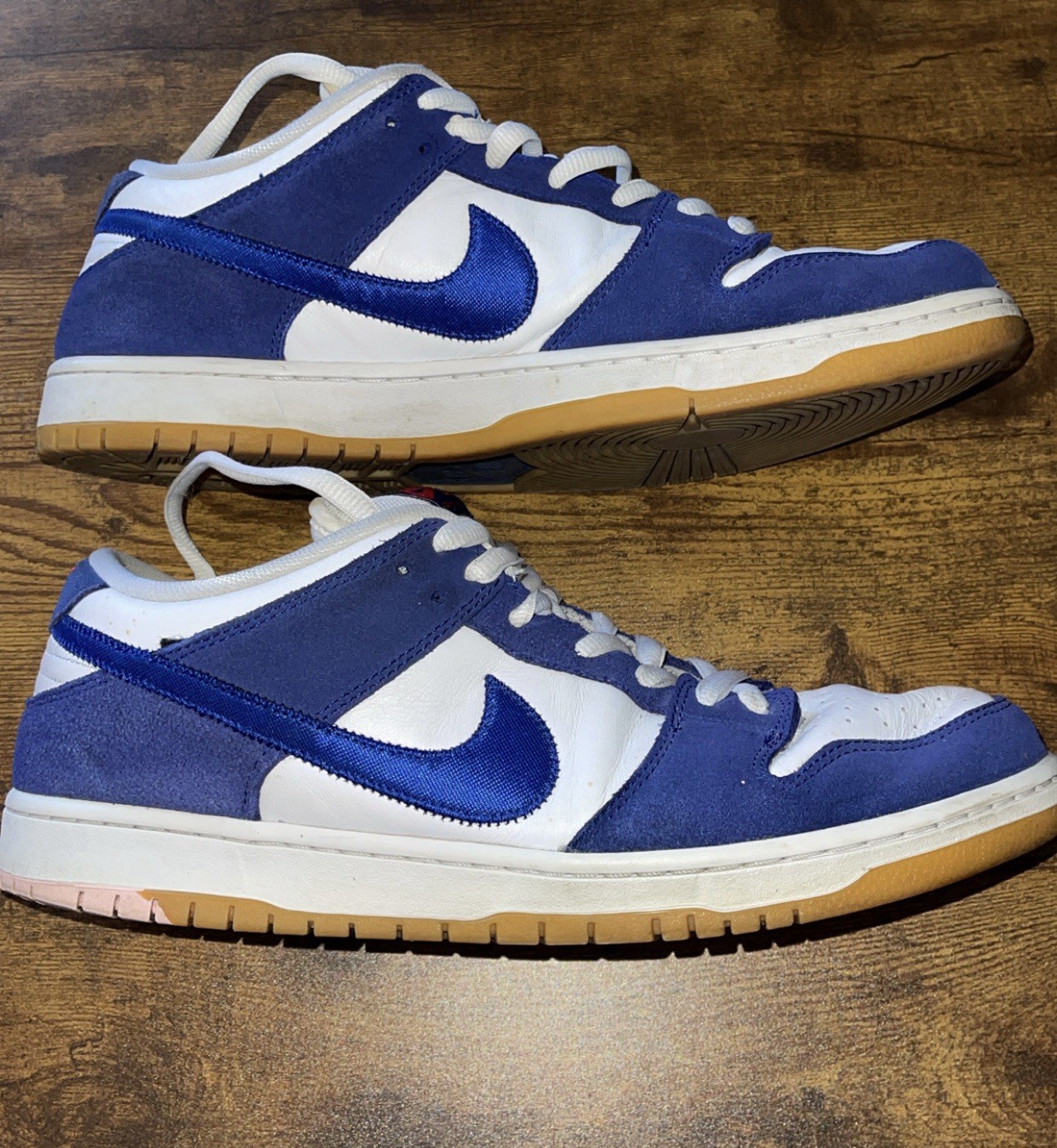Nike SB Dunk Low Blue White Dodgers Shoes Men's US Size 13