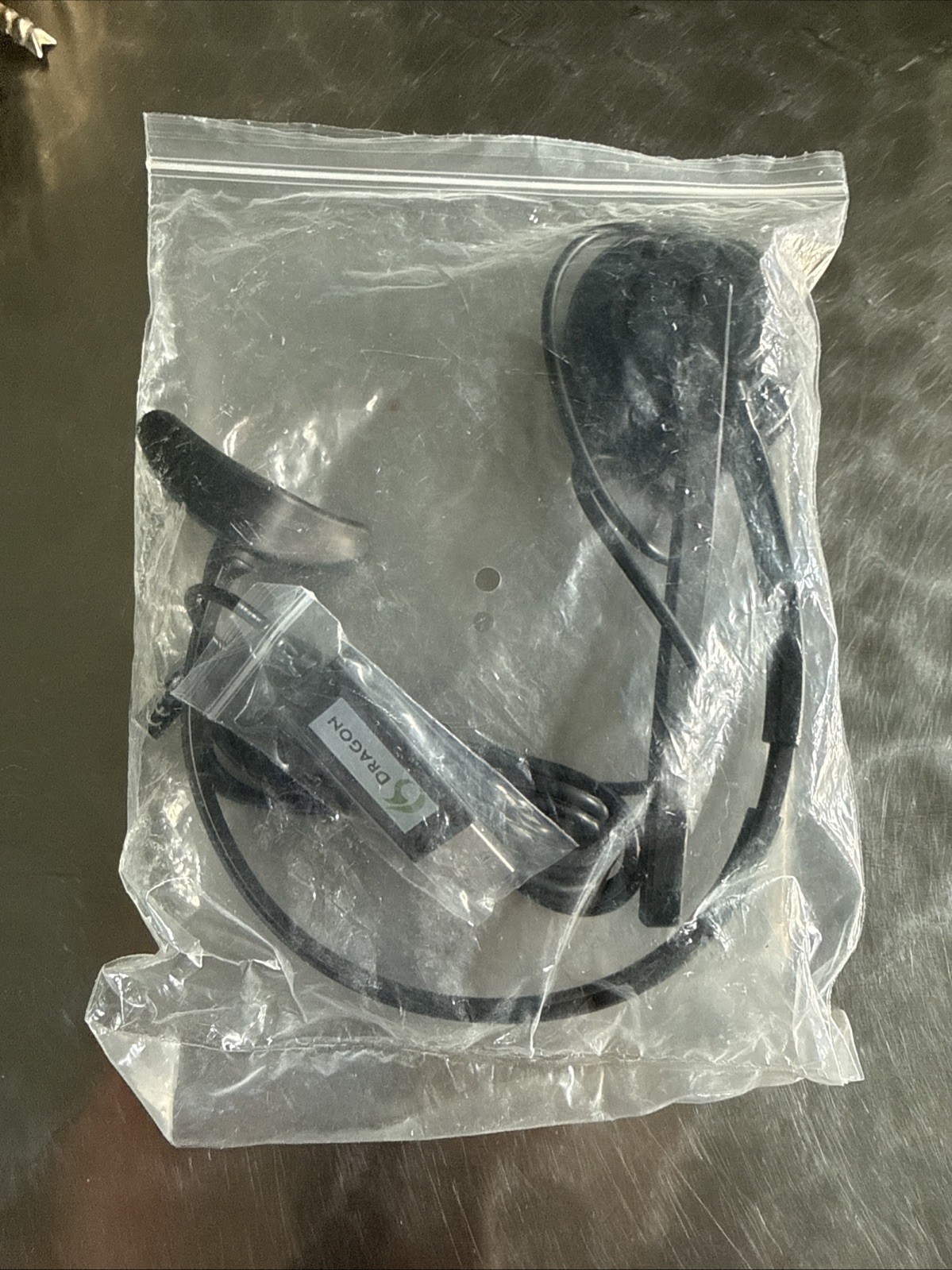 DRAGON NUANCE USB HEADSET MICROPHONE SPEECH RECOGNITION DICTATION HEADPHONES