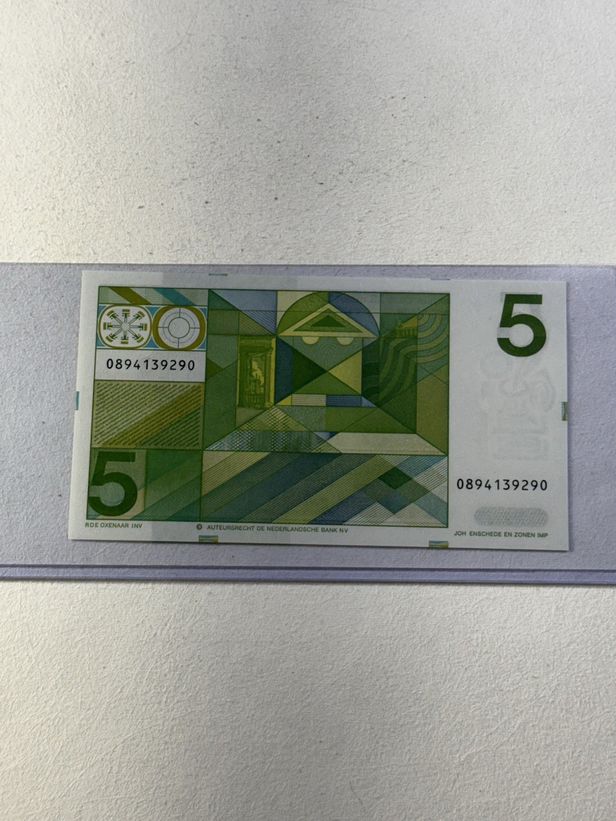 1973 Netherlands 5 Gulden Banknote P# 95