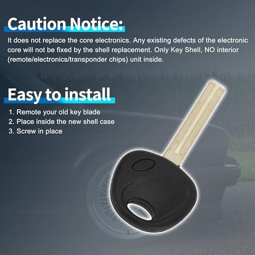 Key Shell Case Keyless Entry Remote Key Fob Replacement Case for Kia Sorento