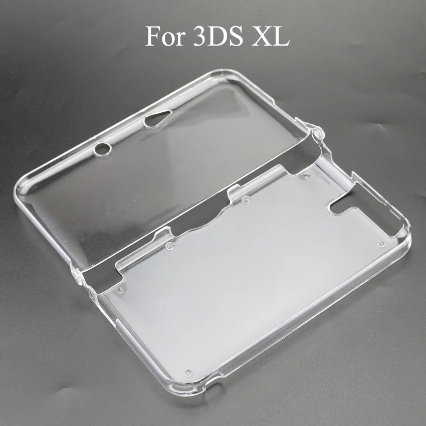 For Nintendo 3DS Clear Snap-on Plastic Crystal Hard Shell Protective Case Cover.