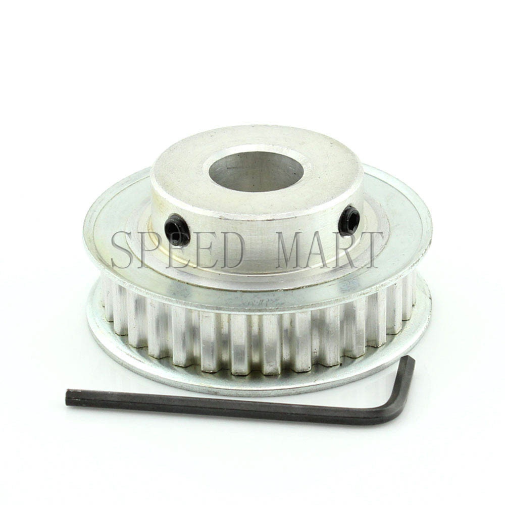 XL Type XL32T Aluminum Timing Belt Pulley 32Teeth 10mm Bore for Stepper Motor
