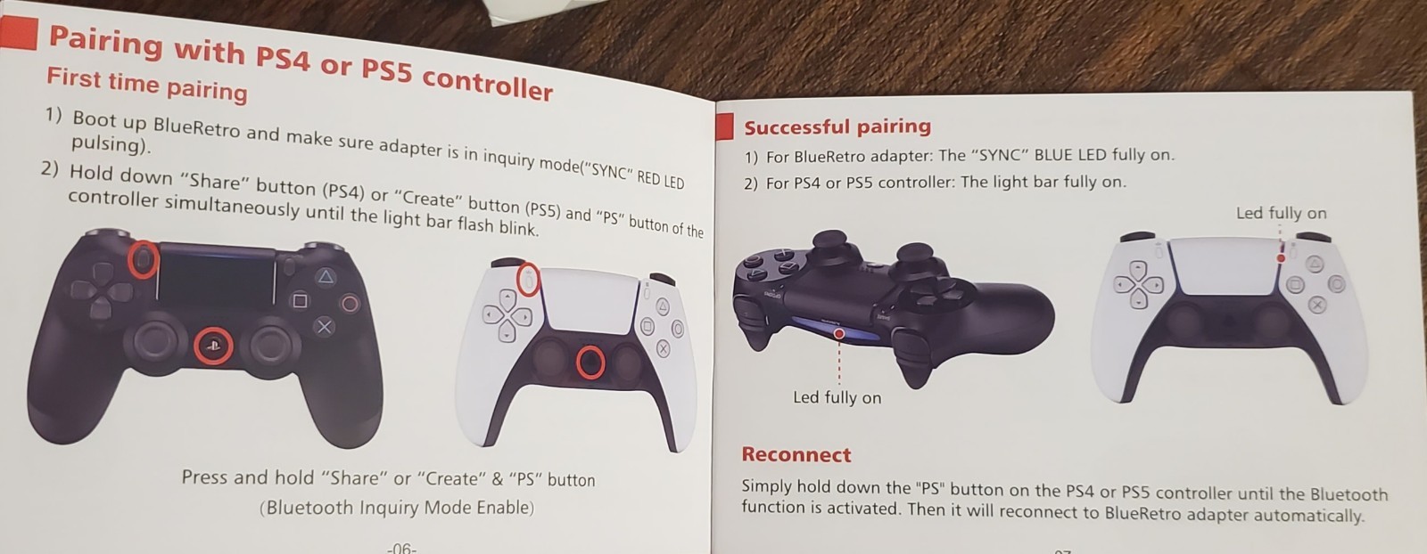BlueRetro Bluetooth Wireless Controller Adapter for Nes Console. Pairs Xbox Ps5