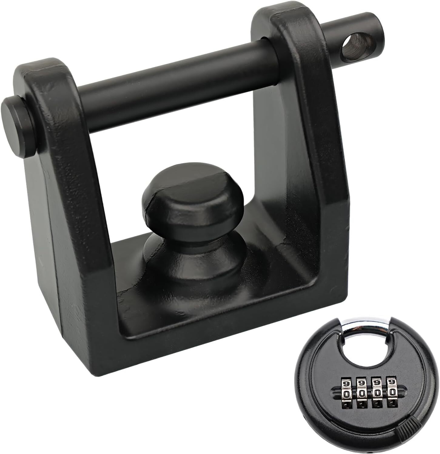 TL-20 Heavy-Duty Trailer Coupler Lock w/ Padlock For Bulldog Style Receiver Lock
