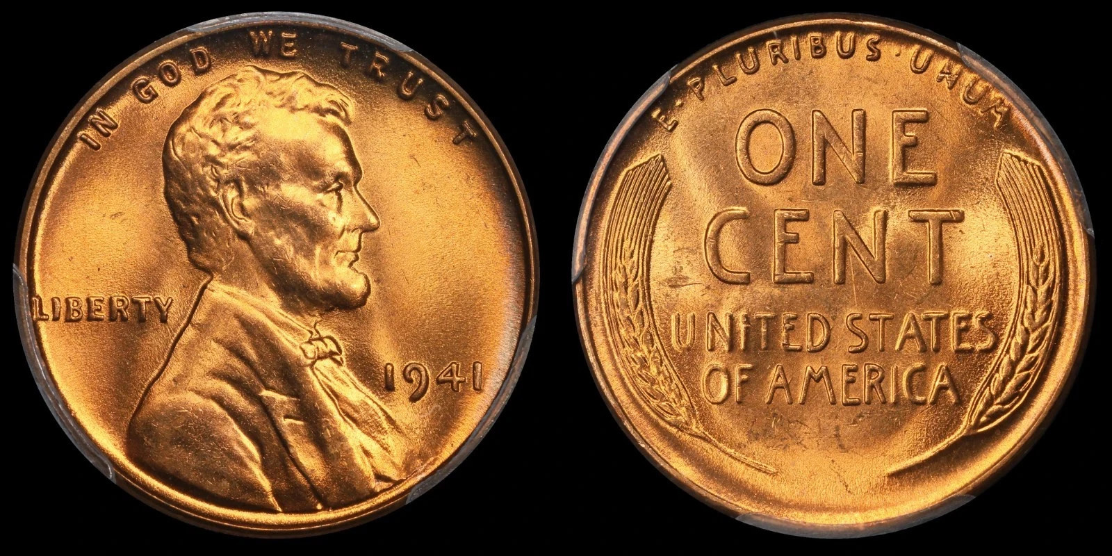 1941 PCGS MS66 RD Lincoln Cent VSS DDO