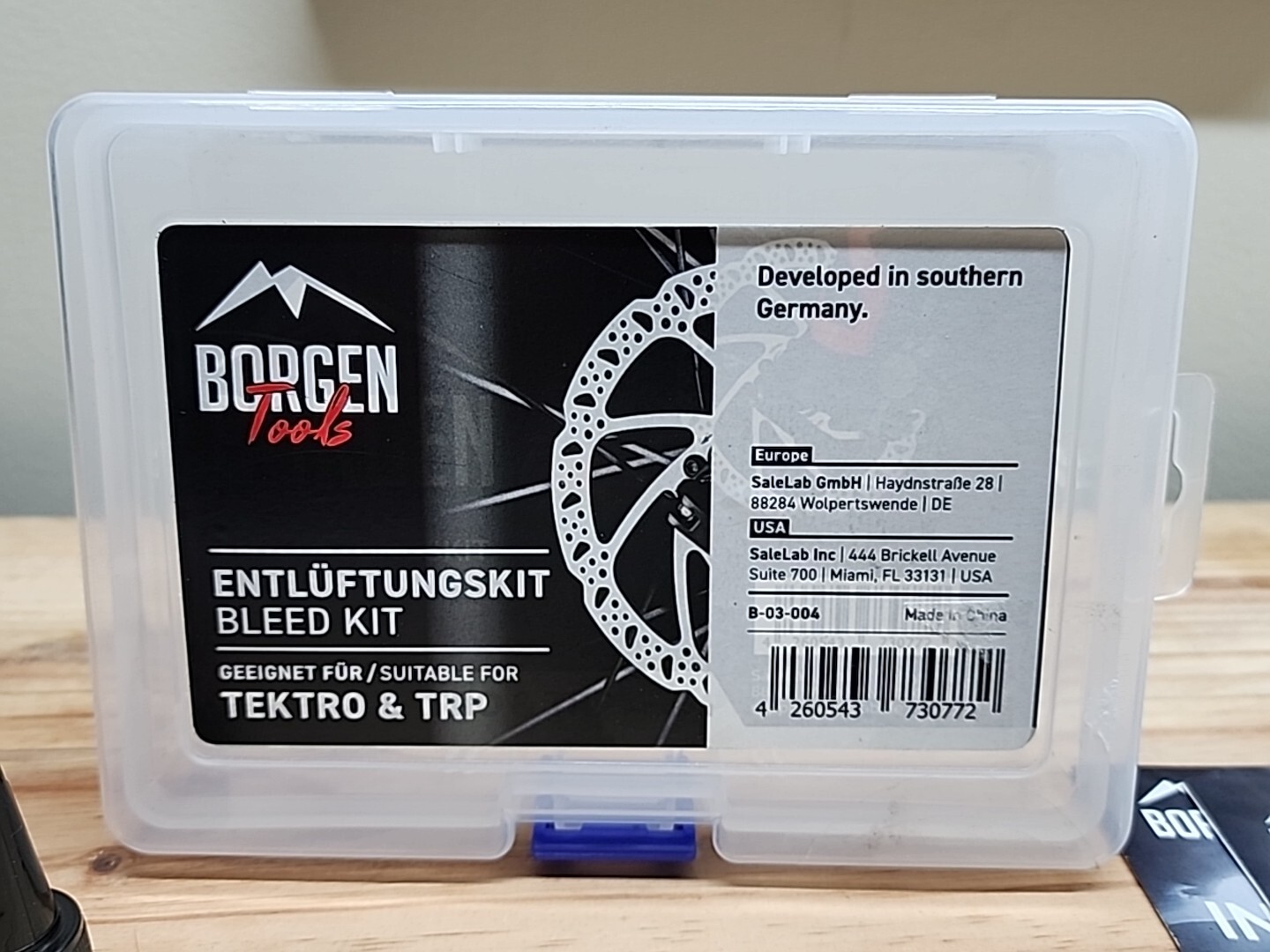 Borgen Tools Bleed Kit Suitable For Tektro And TRP Bicycle