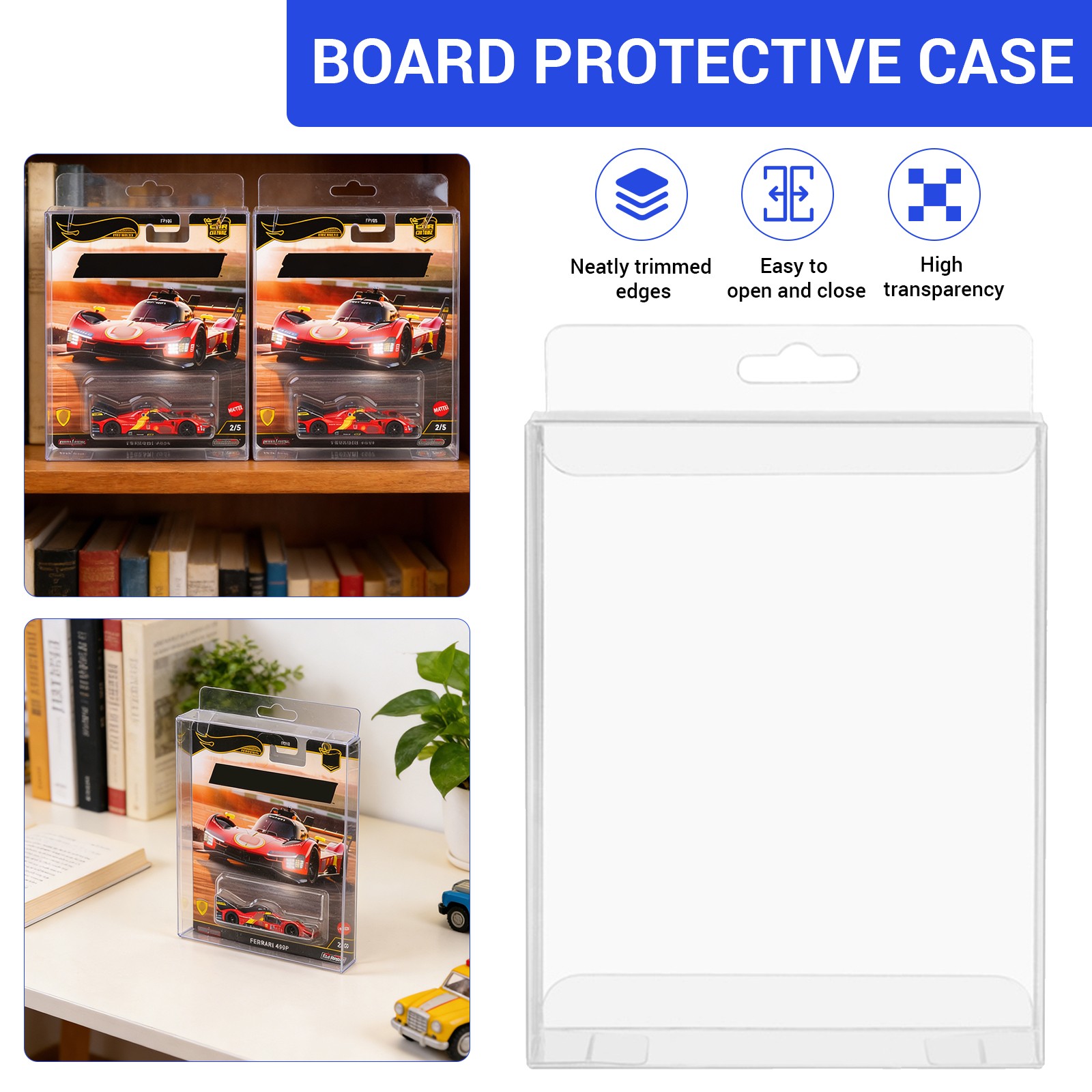 20PCS Display Case Protector for  Matchbox Carded 1:64 Mainline Cars