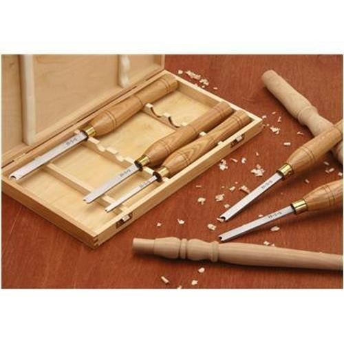 5 Piece Hss High Speed Steel Beading Lathe Turning Tool Set for Woodworking