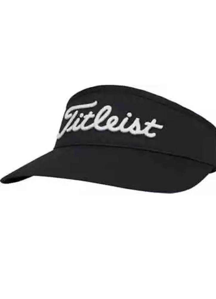 New Women’s TITLEIST Sundrop Golf Visor White/Black Adjustable