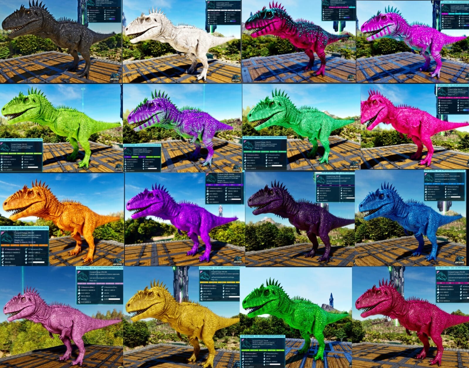 🦖ARK Survival Ascended PVE Carcha New Colors PS5/XBOX/PC