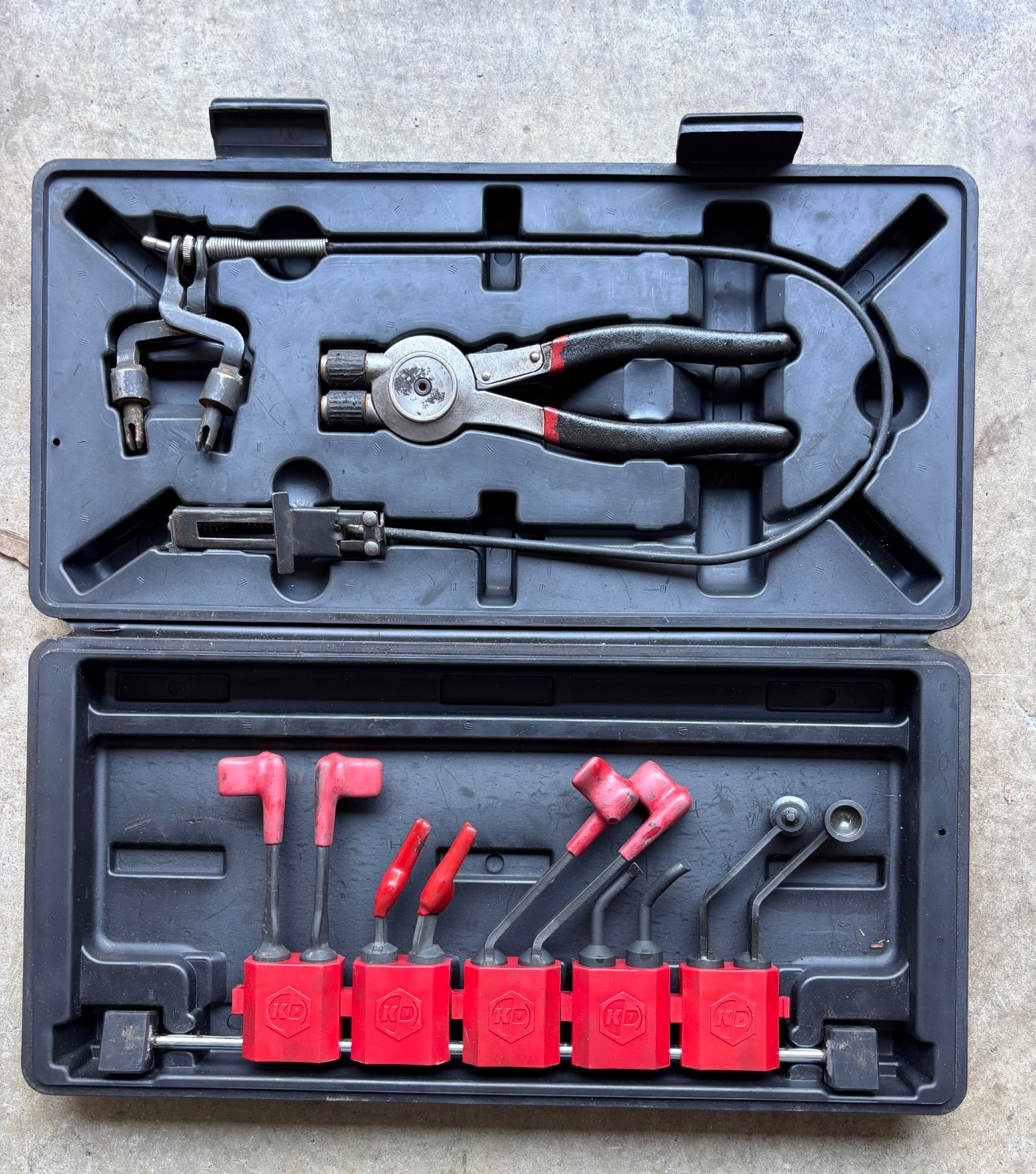 KD Tools 3835 - 7 Piece Multiple Tip Geared Plier System Set