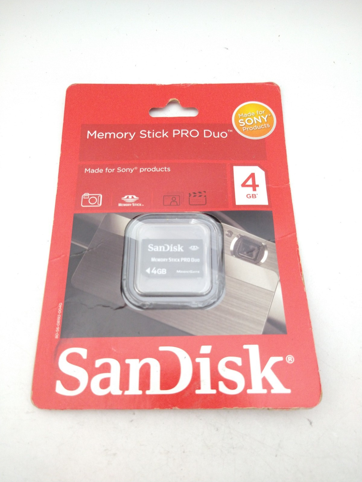 SanDisk 4GB Memory Stick Pro Duo Memory Card | Sony Camera/PSP | NEW, SEALED