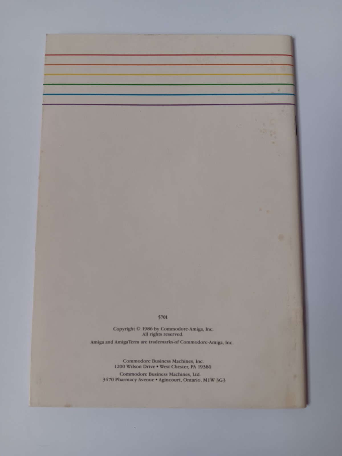 AmigaTerm Comunication Software Users Manual Commodore