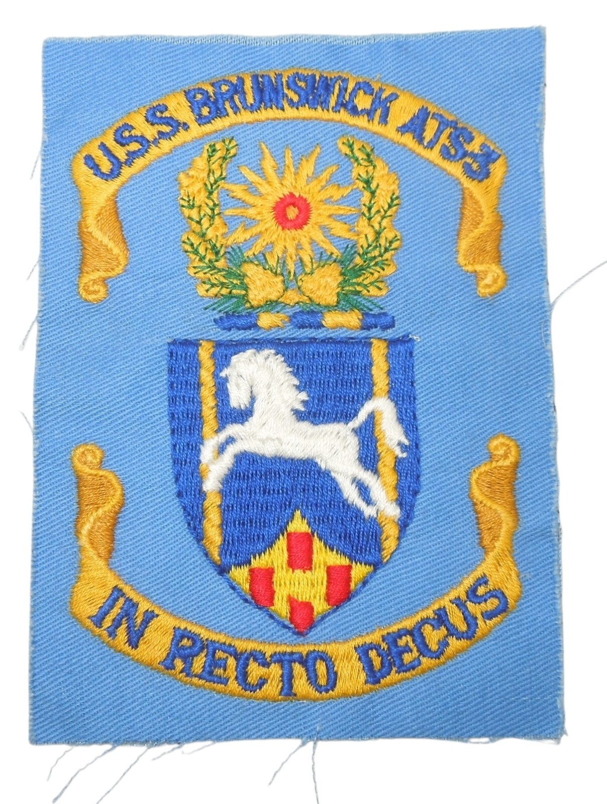 Original Vietnam War US Navy USS Brunswick ATS-3 Patch R19