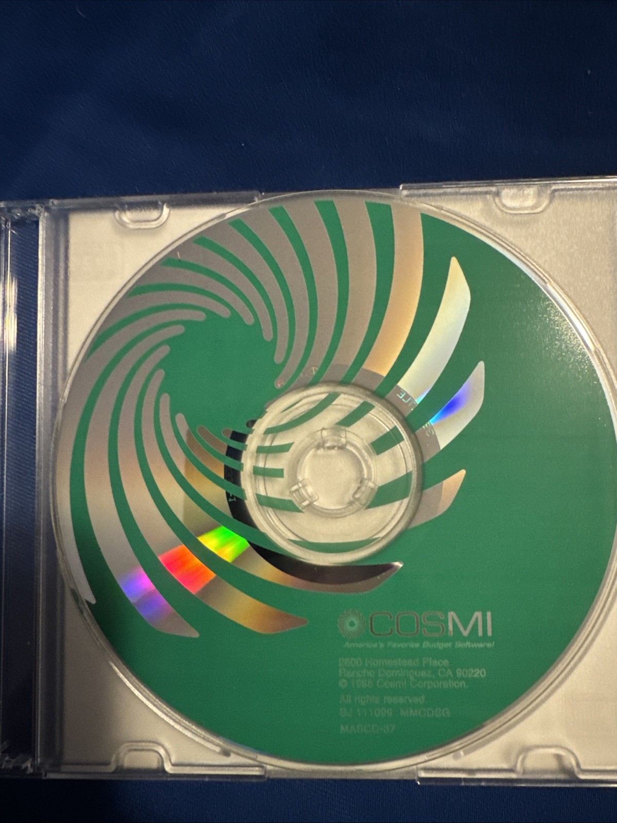 Cosmi - America's Favorite Budget Software - 1998  CD-ROM In Case