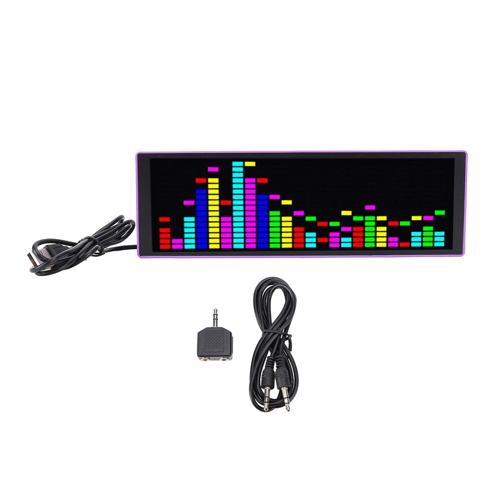 RGB LED Music Spectrum Display With Dynamic Visual Effects For Music Lovers Use