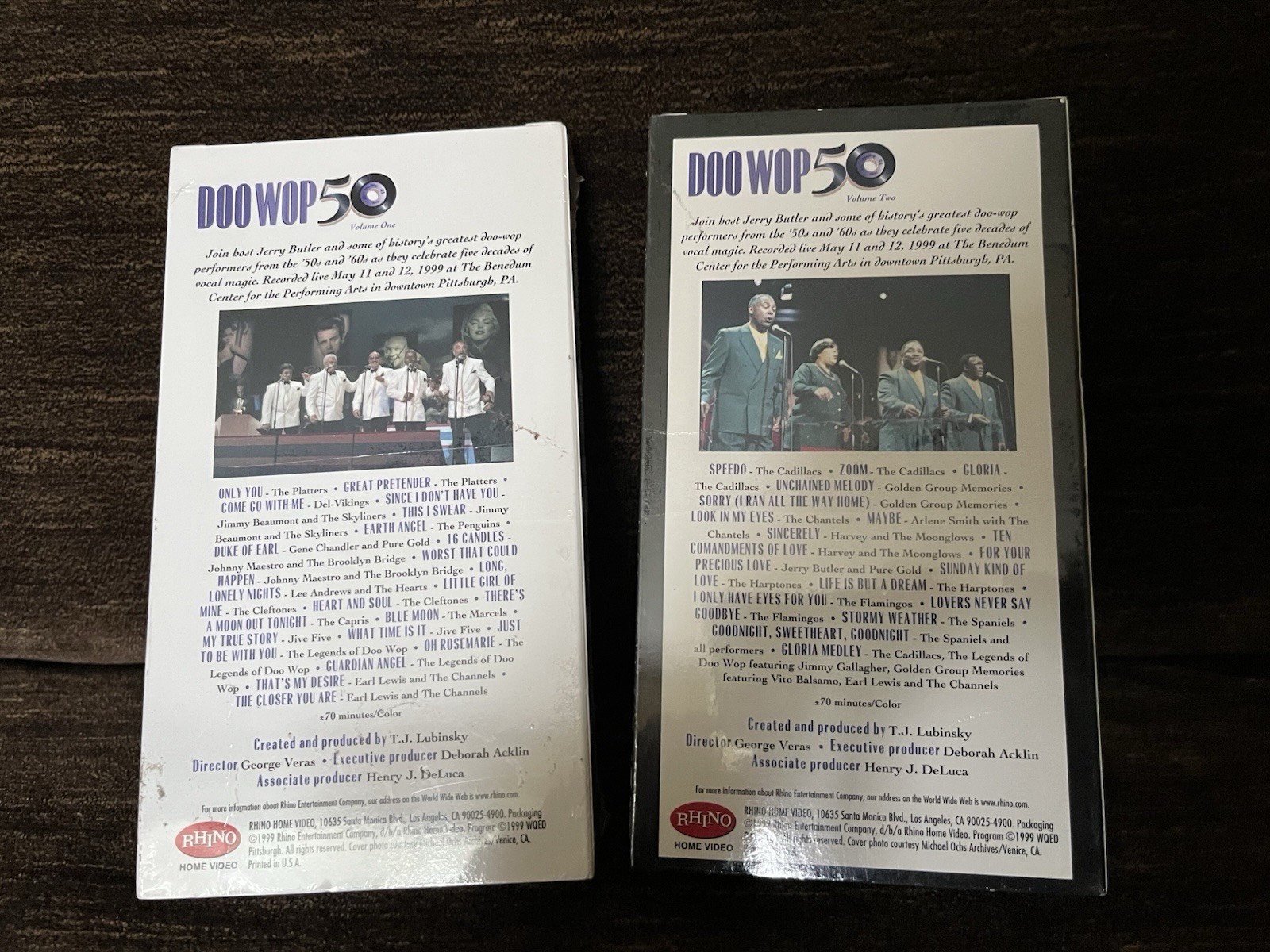 VHS Tapes, Doo Wop 50, Vol. 1 & 2, New, Sealed