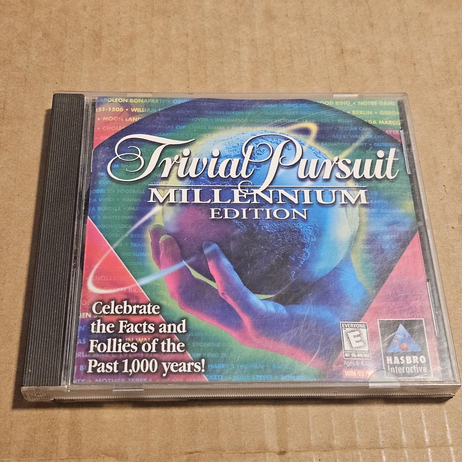 Trivial Pursuit Millennium Edition PC CD-ROM Game Hasbro Interactive