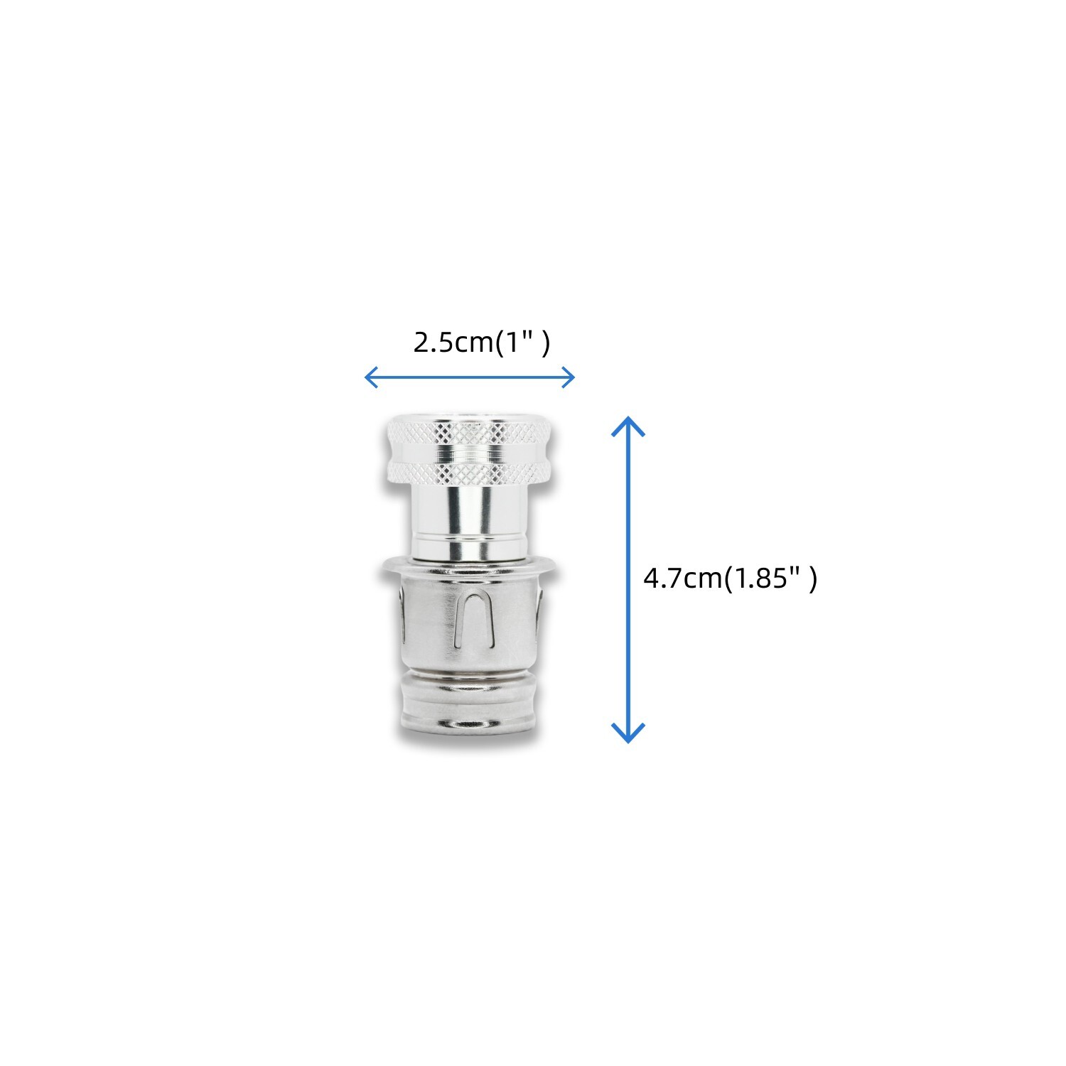 Silver Aluminum 12V Cigarette lighter For Benz C E S class Porsche 911 cayenne