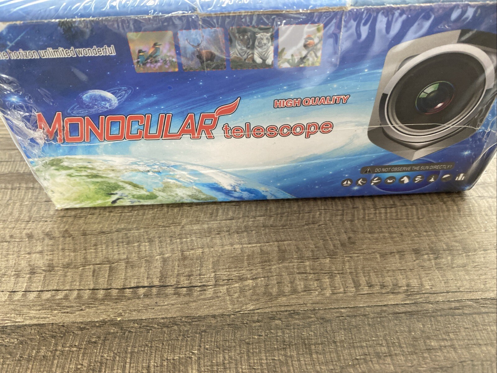 Physiophyx 80X100 HD Monocular Telescope, High Powered  Compact Monoculars/G