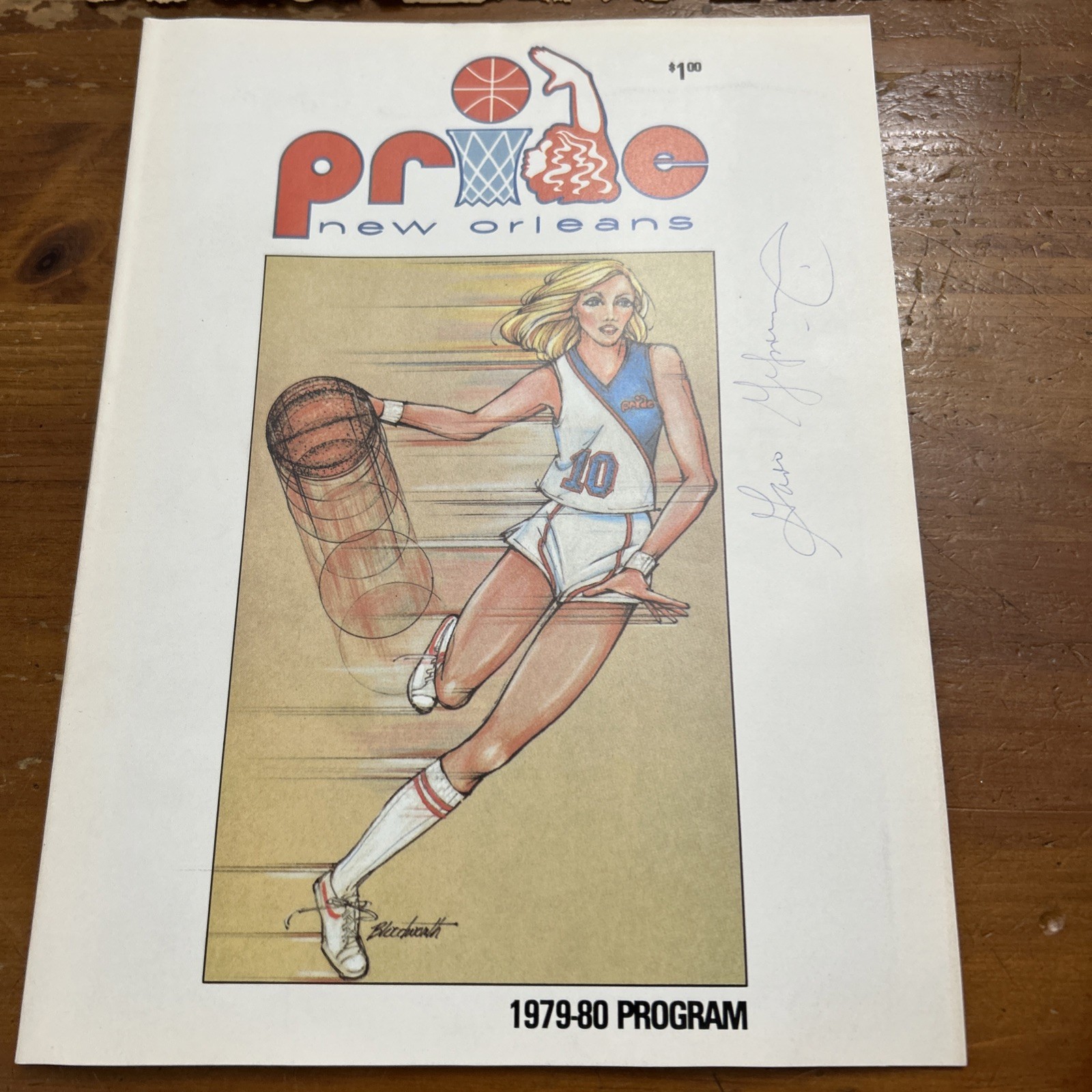 1979-1980 WBL New Orleans Pride Vs New York Stars Program Women’s Basketball