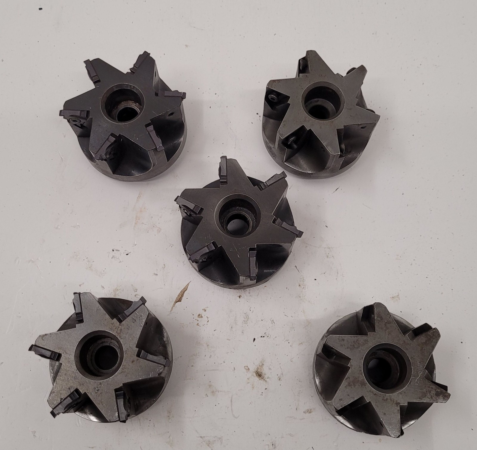XACTFORM 2.5" POTBR075 Indexable Shell Mill 5 Flute - Set of 5