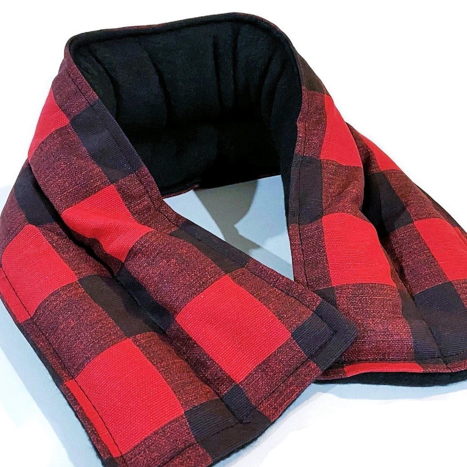 Reusable microwave heat pad, Neck Wrap Heat Pack, Rice and flaxseed heating bag