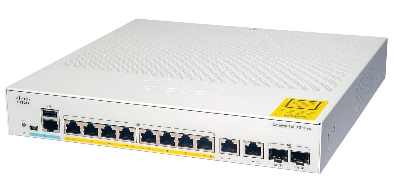 Cisco C1000-8T-2G-L Catalyst 1000 Series 8-Port Switch