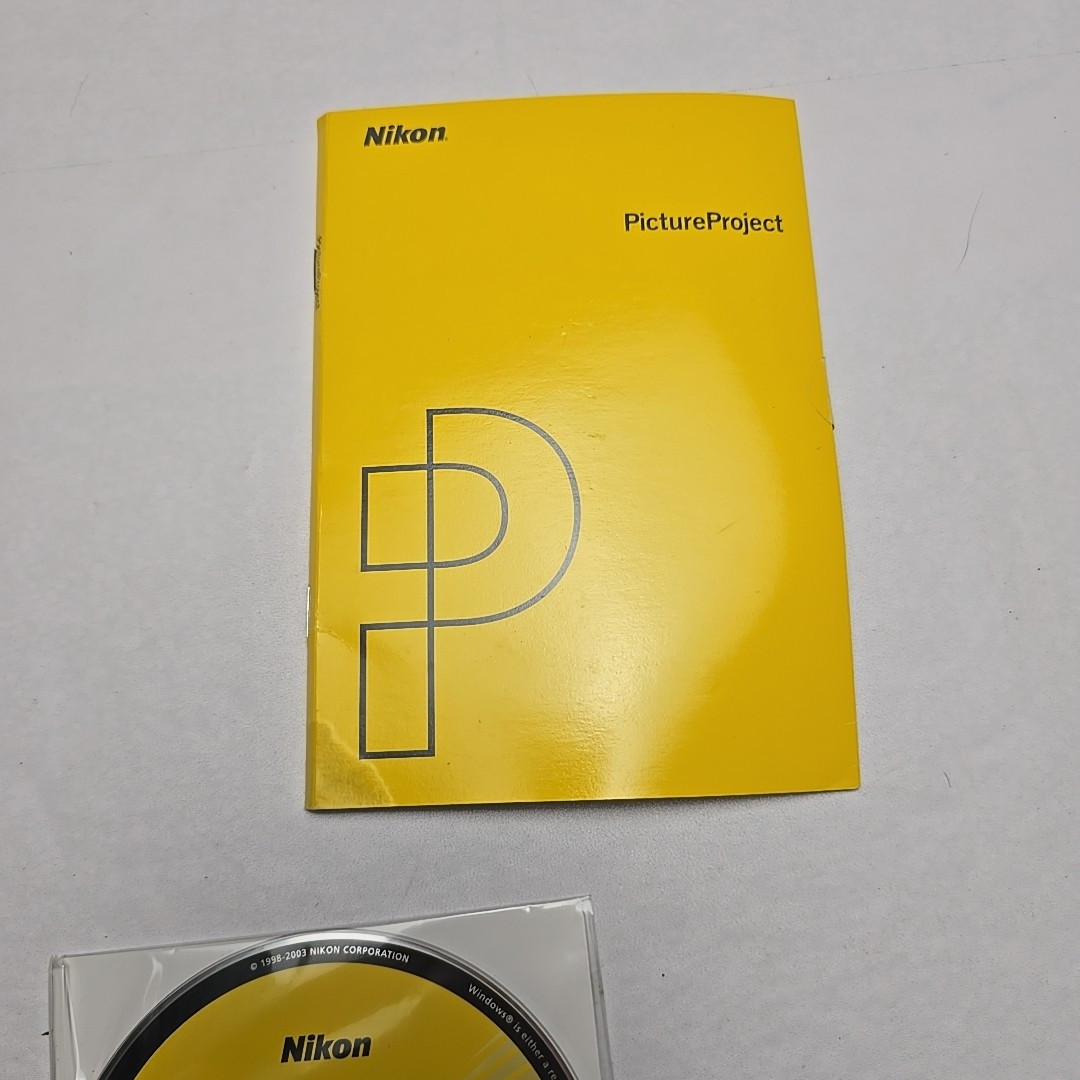 Nikon PictureProject Picture Project 1.0 CaptureCD-ROM Windows Mac NSA Software