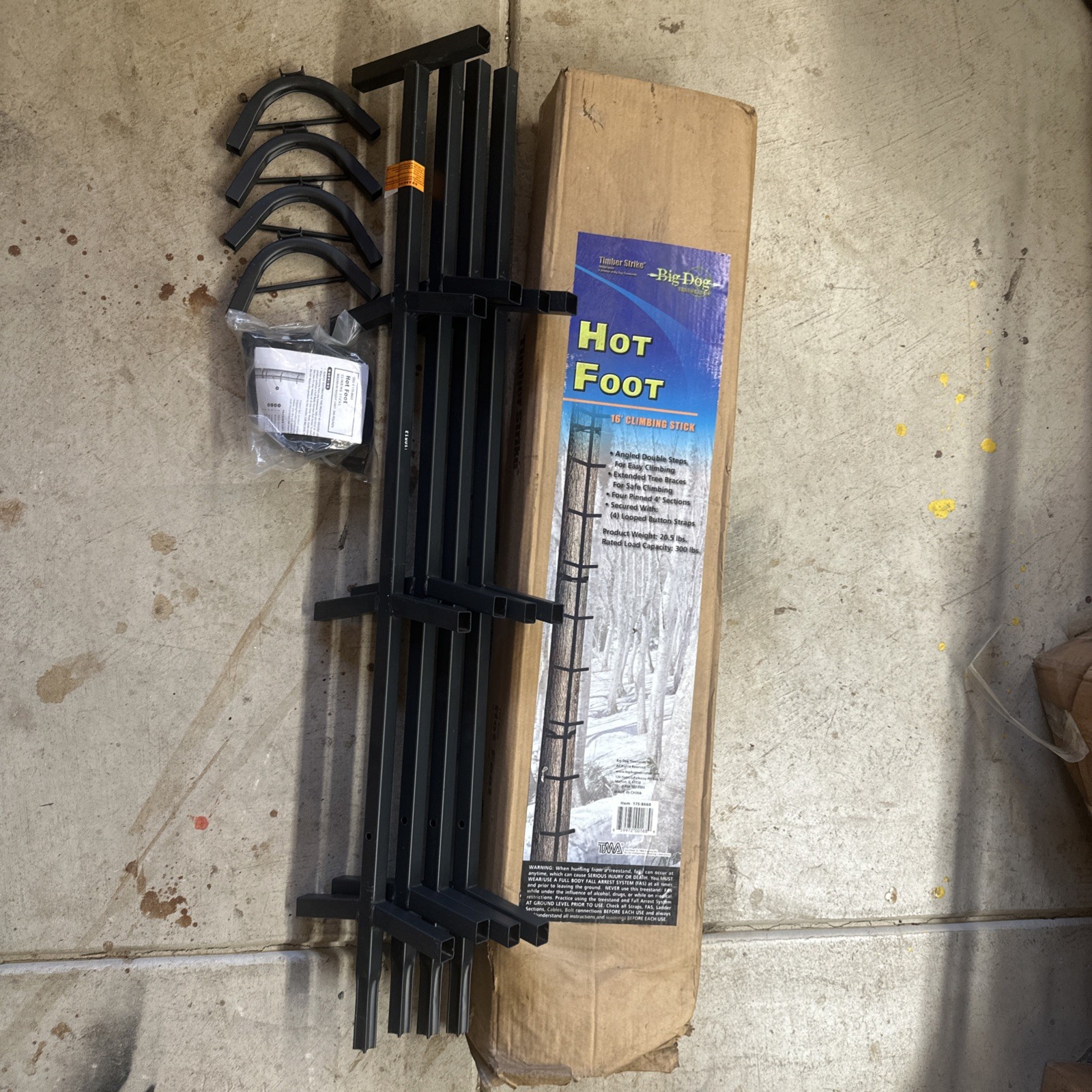 Hot Foot 16 Foot Climbing Stick