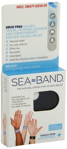 Sea Band The Original Wristband Adults For Nausea Relief 1 Pair Each