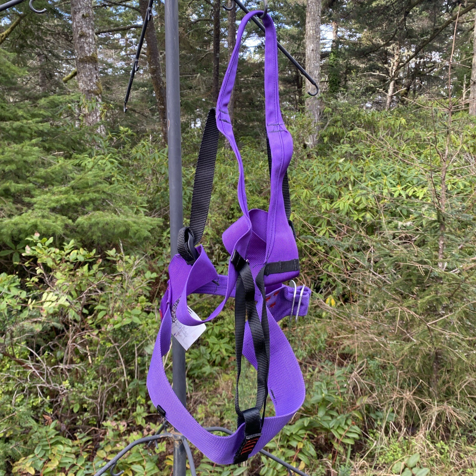 Vintage CHOUINARD CLIMBING HARNESS Purple SMALL Rock Mountaineering PATAGONIA