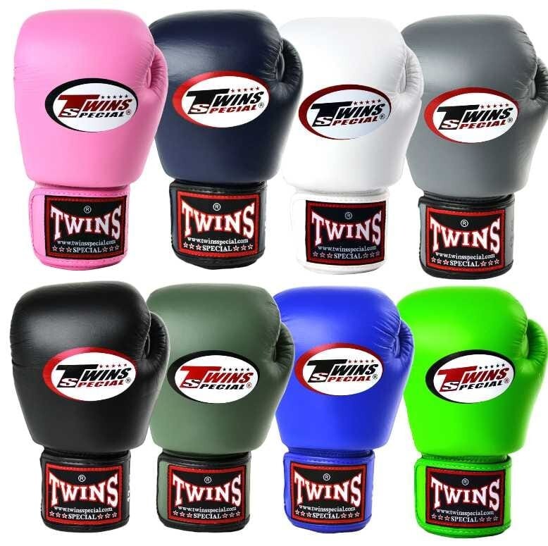 Twins Special Muay Thai Boxing Gloves Leather BGVL4 MMA Kickboxing Hand Made