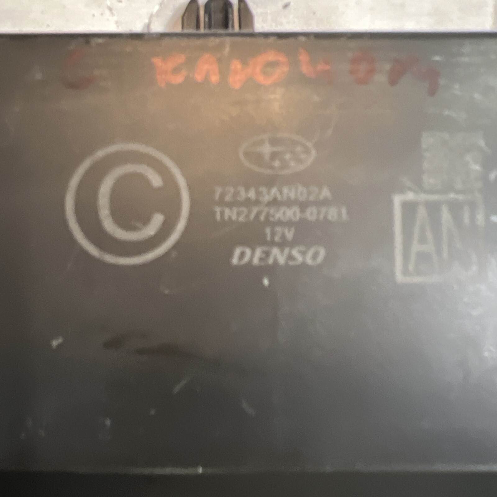 2020 LEGACY TEMP ECU 72343AN02A