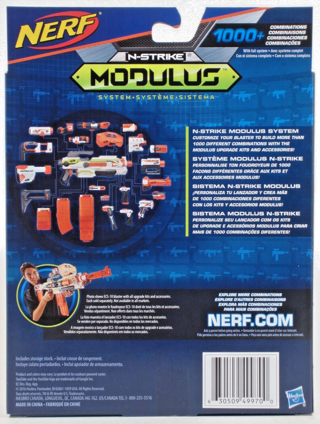 Nerf N-Strike Modulus Dart STORAGE STOCK Extendable Blaster Accessory NEW!