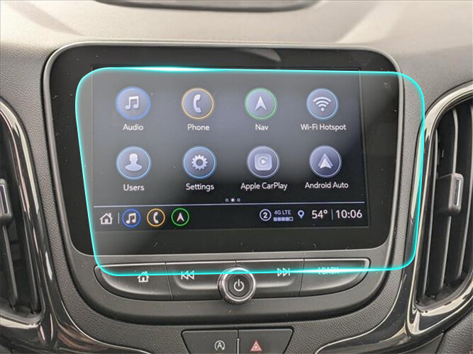 Crystal Clear Screen Protector for 2023 Chevrolet Equinox 8in Navigation