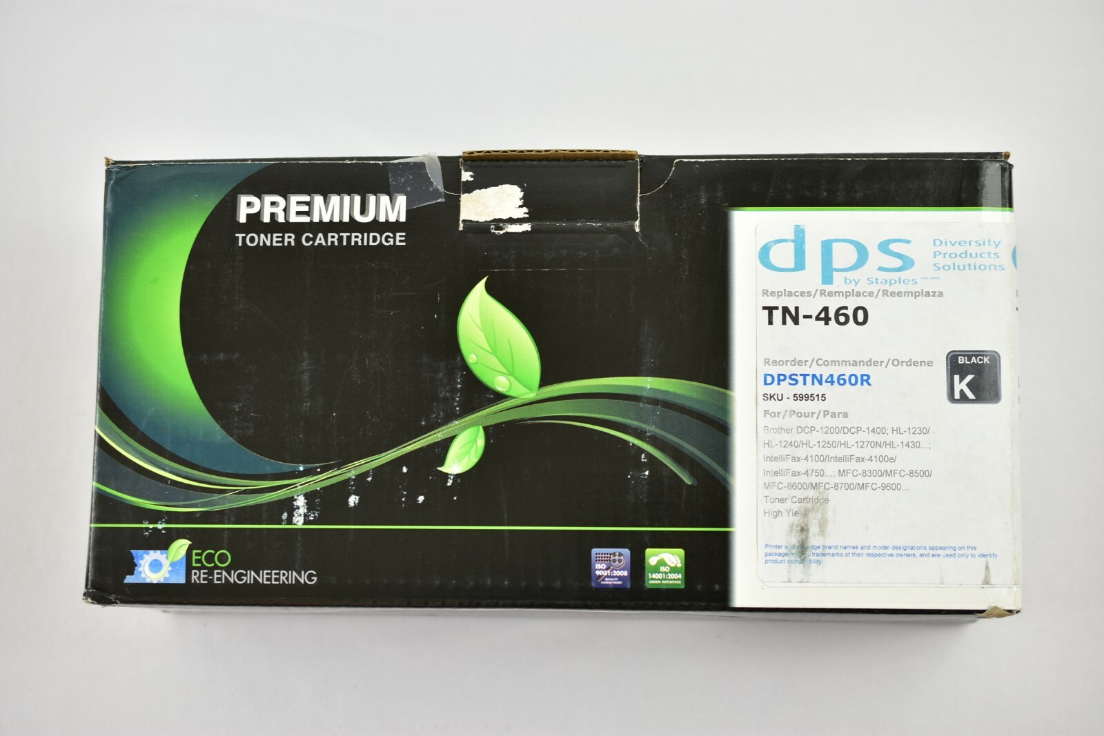 Genuine DPS remanufactured DPSTN460 High Yield Black Toner Brother TN460