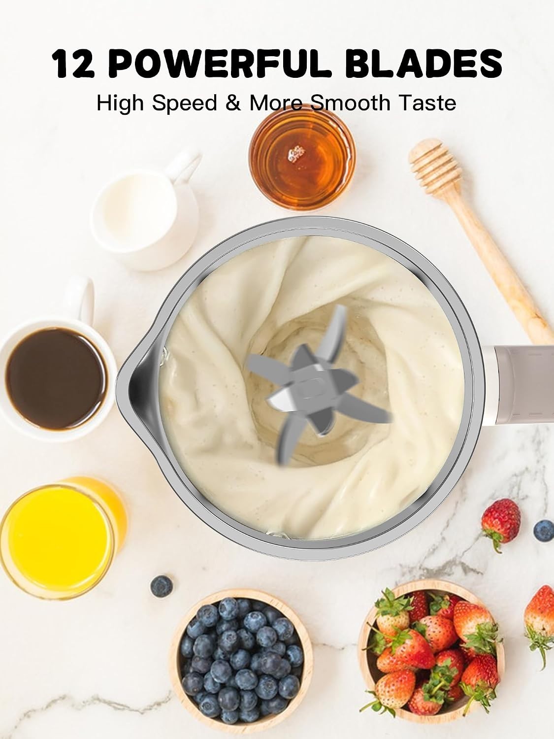 40oz Nut Milk Maker Machine Multifunctional Automatic 10 Blades Beverage Maker