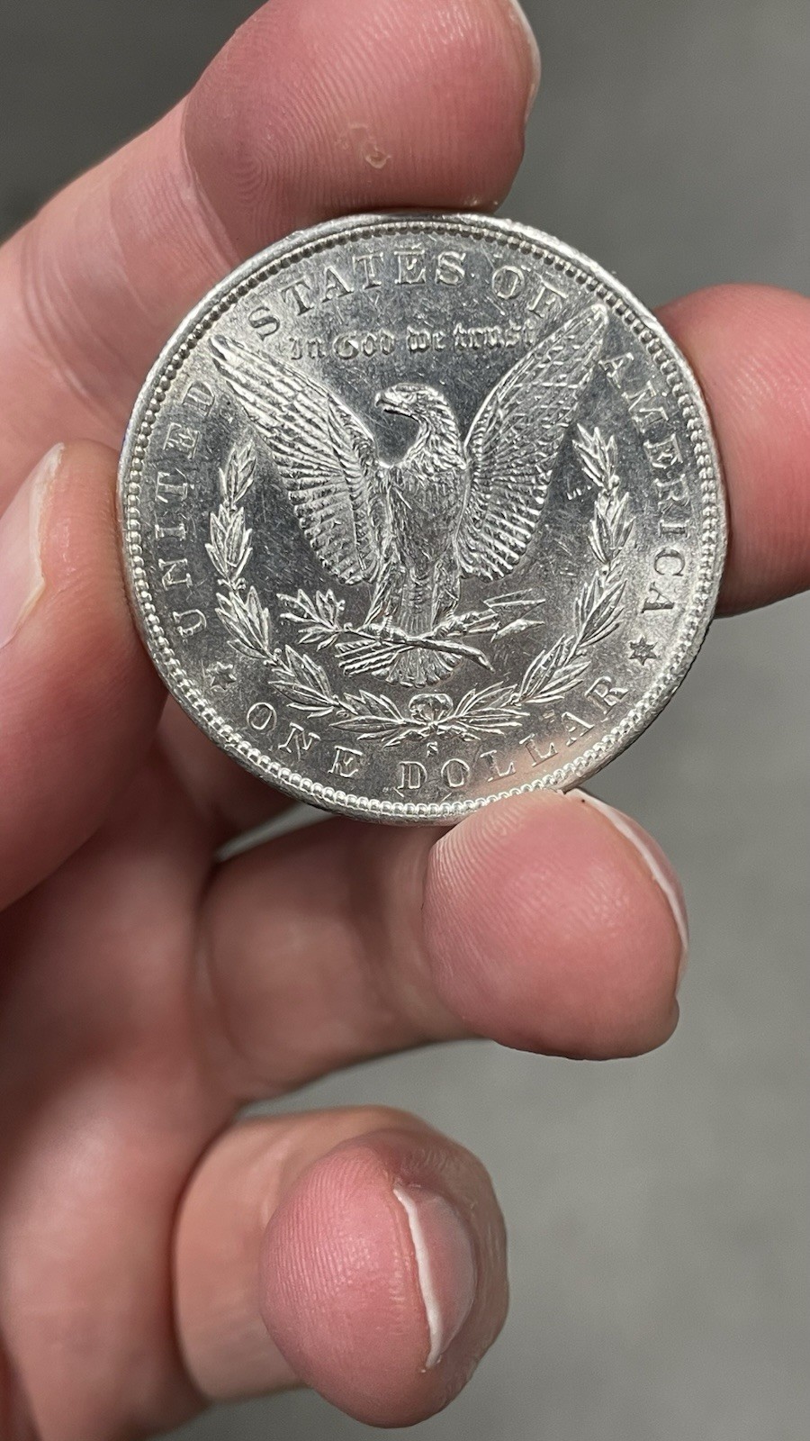 1890-S Morgan Dollar $1 BU -90% Silver
