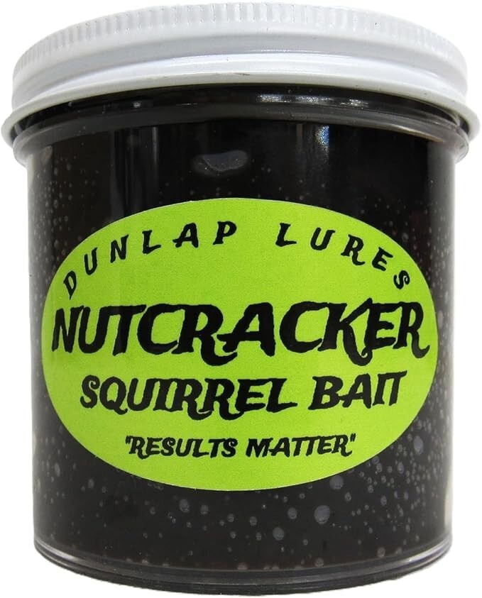 Nutcracker Squirrel ADC Bait Dunlap Lures 6 Ounce Jar