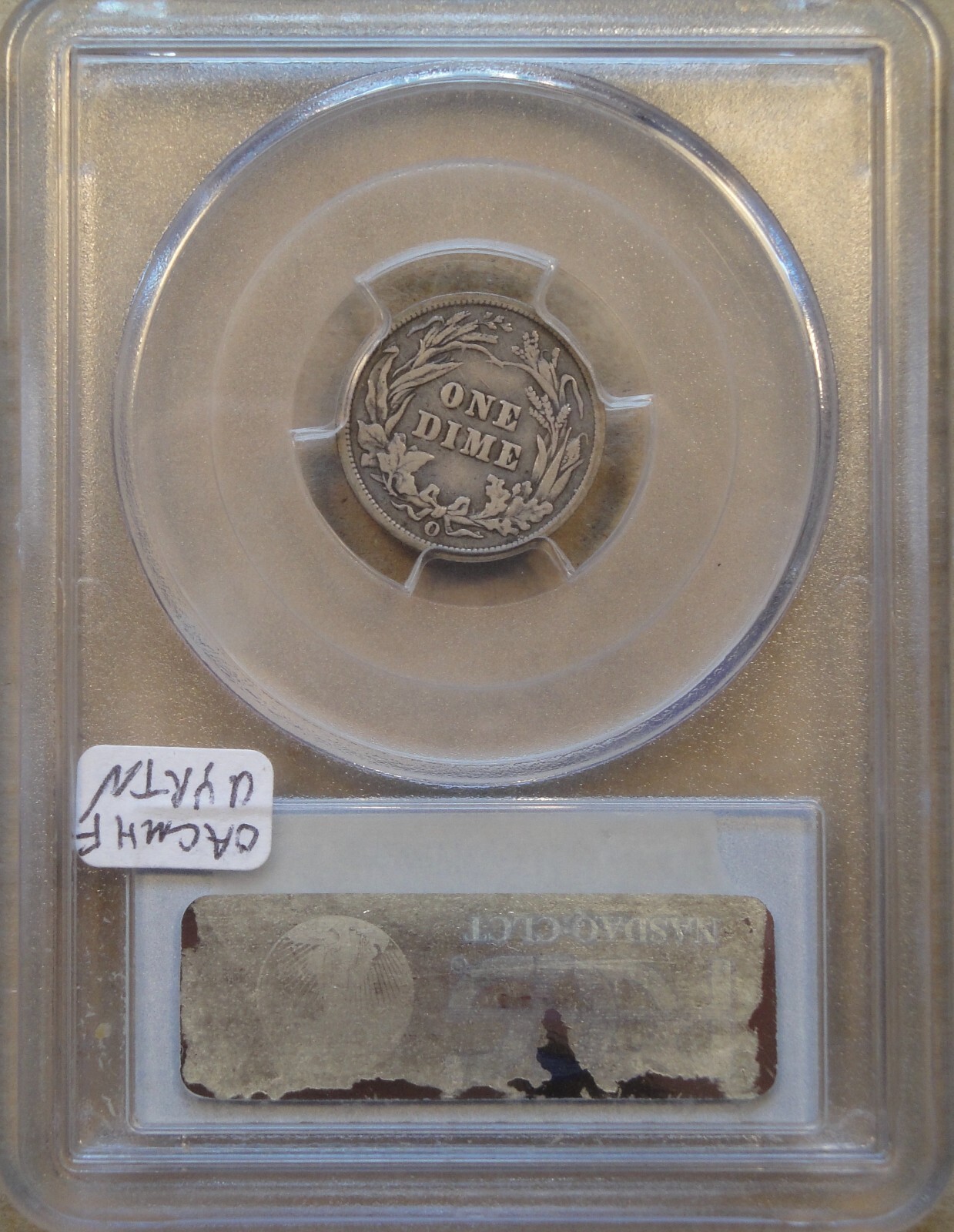 1900-O Barber Dime 10c PCGS Certified VF25