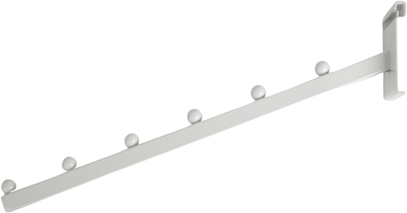 10 Pieces Wire Grid 6 Ball Waterfall Faceout Square Fixture White Gridwall