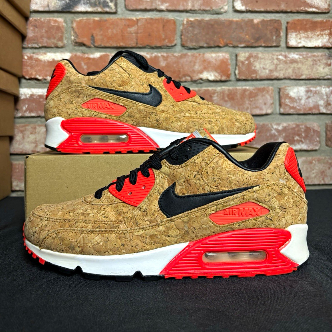 Size 8 - Nike Air Max 90 Cork Preowned No Box 725235 709