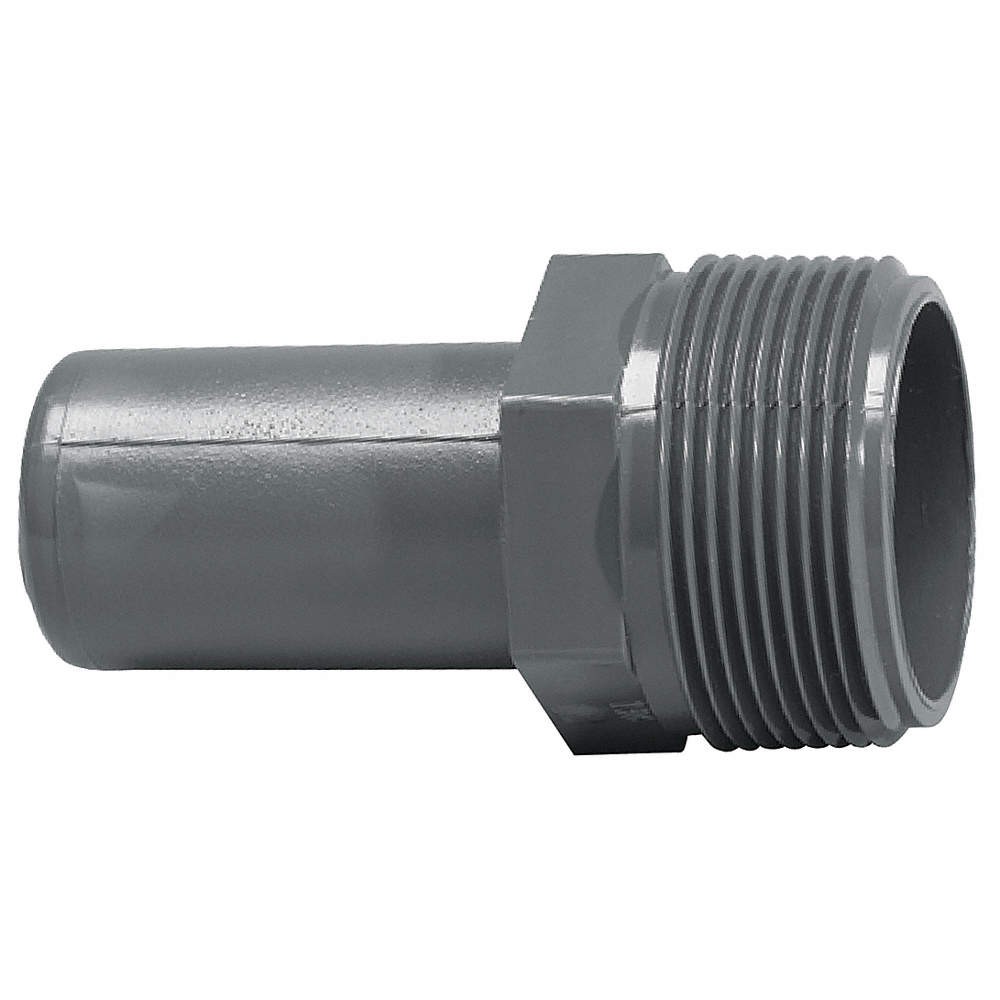 GRAINGER APPROVED 1436170 Adapter, 1 1/4 x 1 1/4 in, Insert x MNPT 22FN98